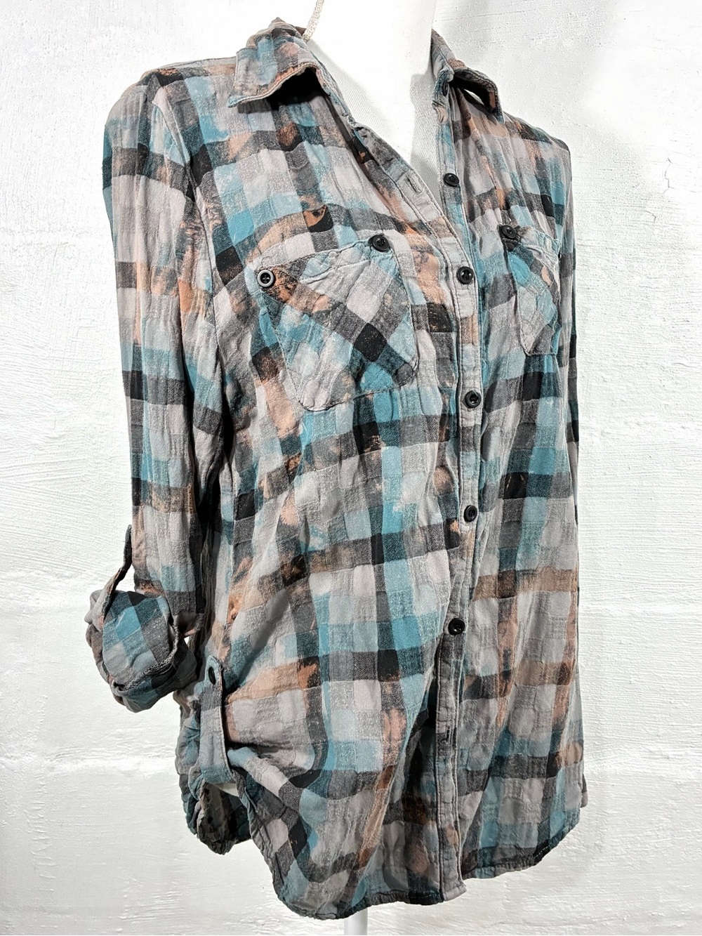 JAK PLAID BUTTON SHIRT